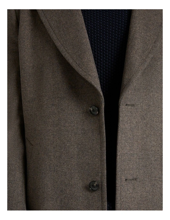 Adam Crombie Coat in Espresso