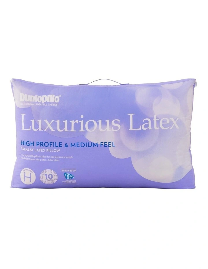 Luxurious Latex High Profile & Medium Feel in White