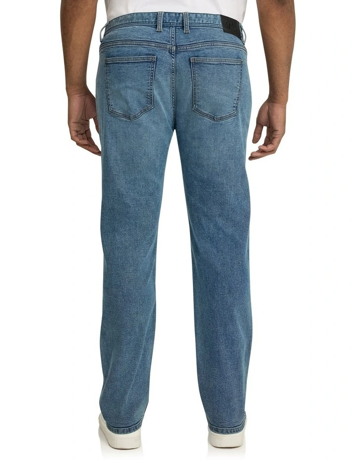 Isaac Regular Jean in Mid Wash