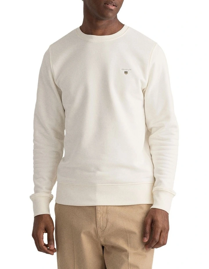 Original Crew Neck Sweat Top in Cream