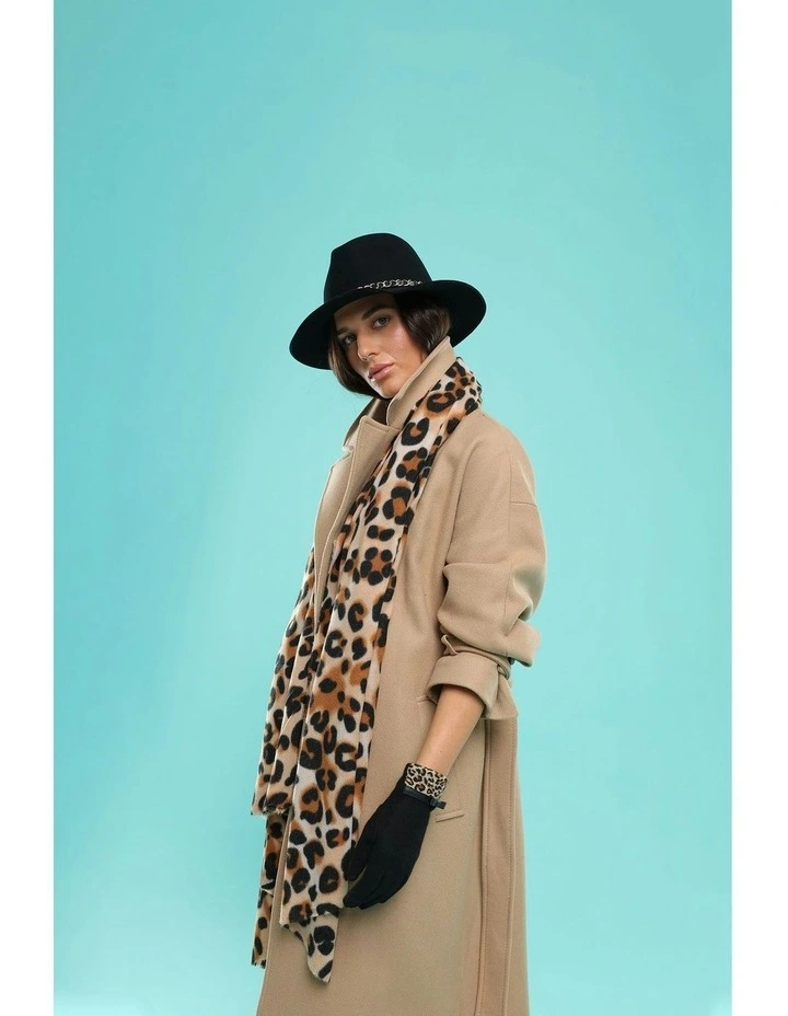 Nadia Scarf in Leopard