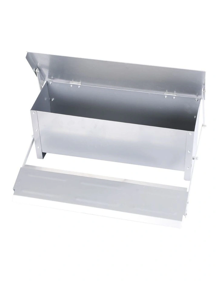 Auto Automatic Chicken Feeder 10kg in Silver