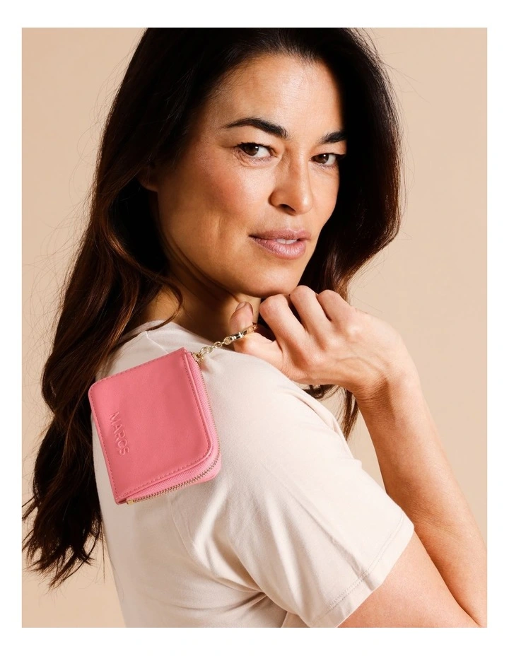 Tropea Coin Purse in Eggplant Combo
