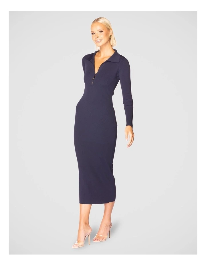 Lula Knit Dress in Navy