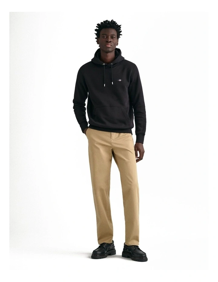 Twill Chinos in Dark Khaki