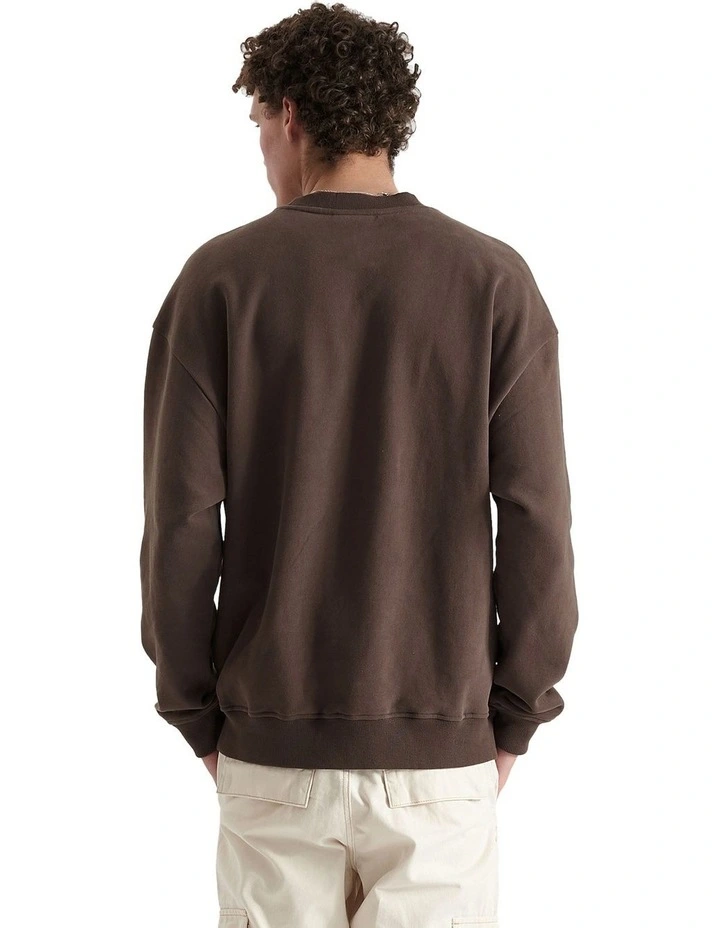 Amore Relaxed Sweater in Hot Fudge