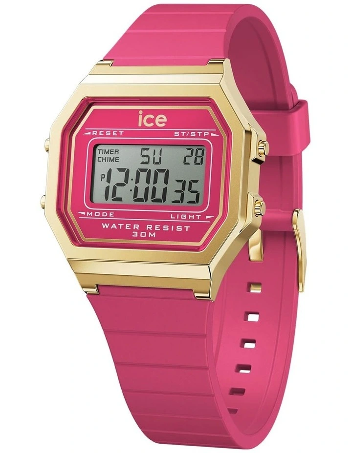Digit Retro Sorbet Watch in Raspberry