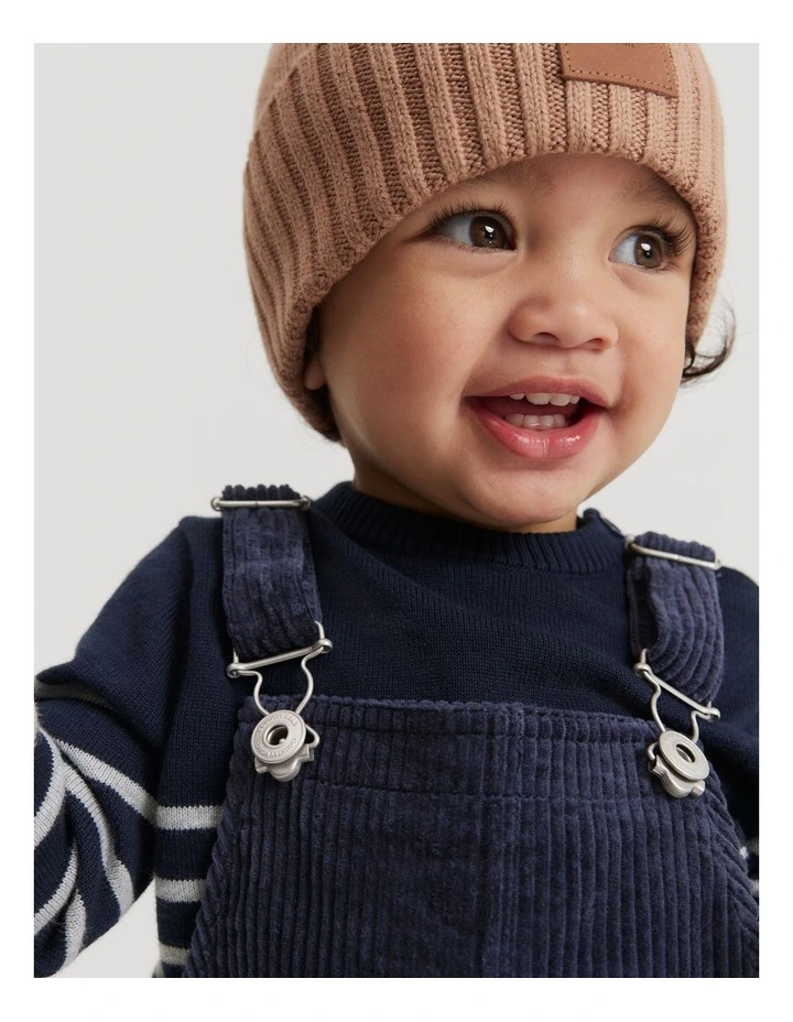 Cord Overall in Navy