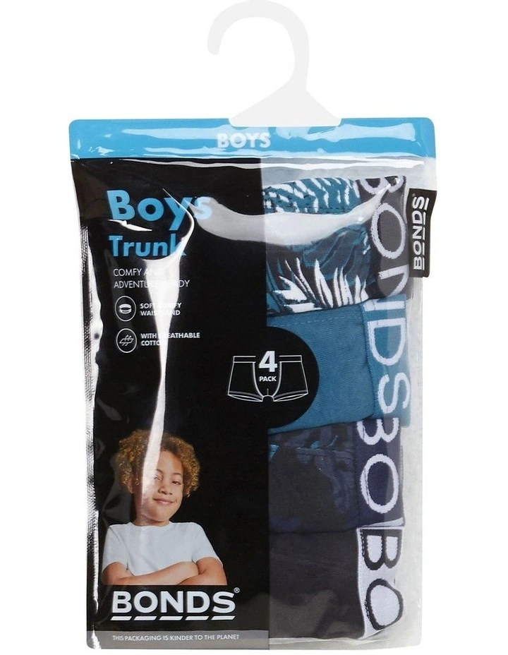 Kids Trunk 4 Pack in Print