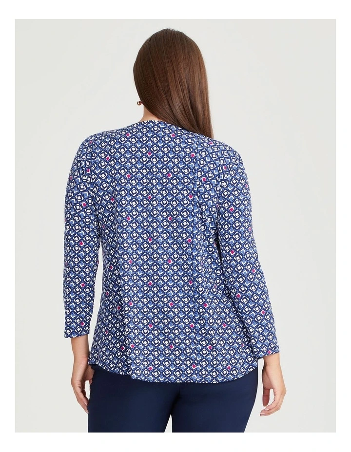 Geo Blake Top in Print