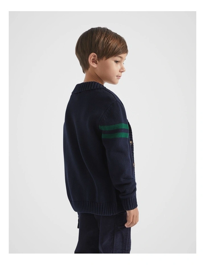 Shawl Cardigan in Midnight Blue