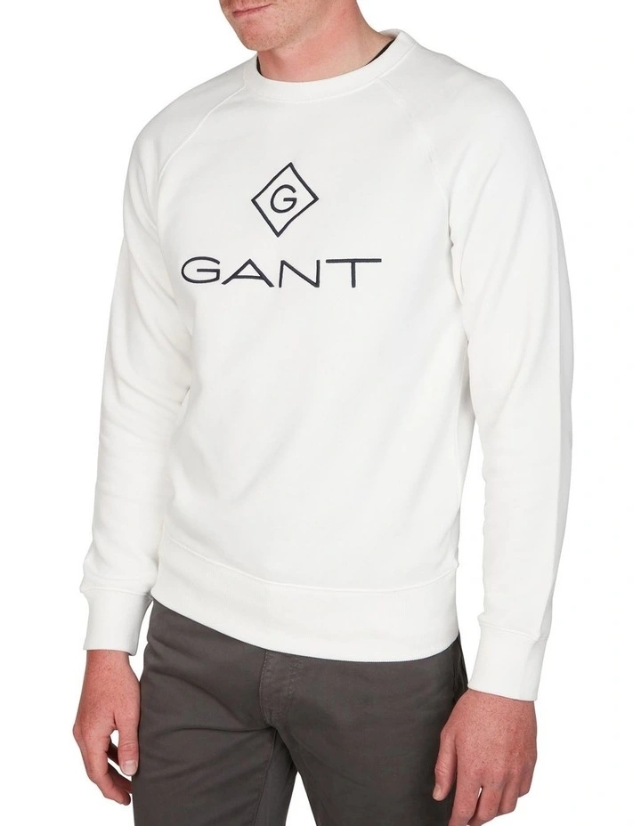 Gant Lock-Up C-Neck Sweat Cream
