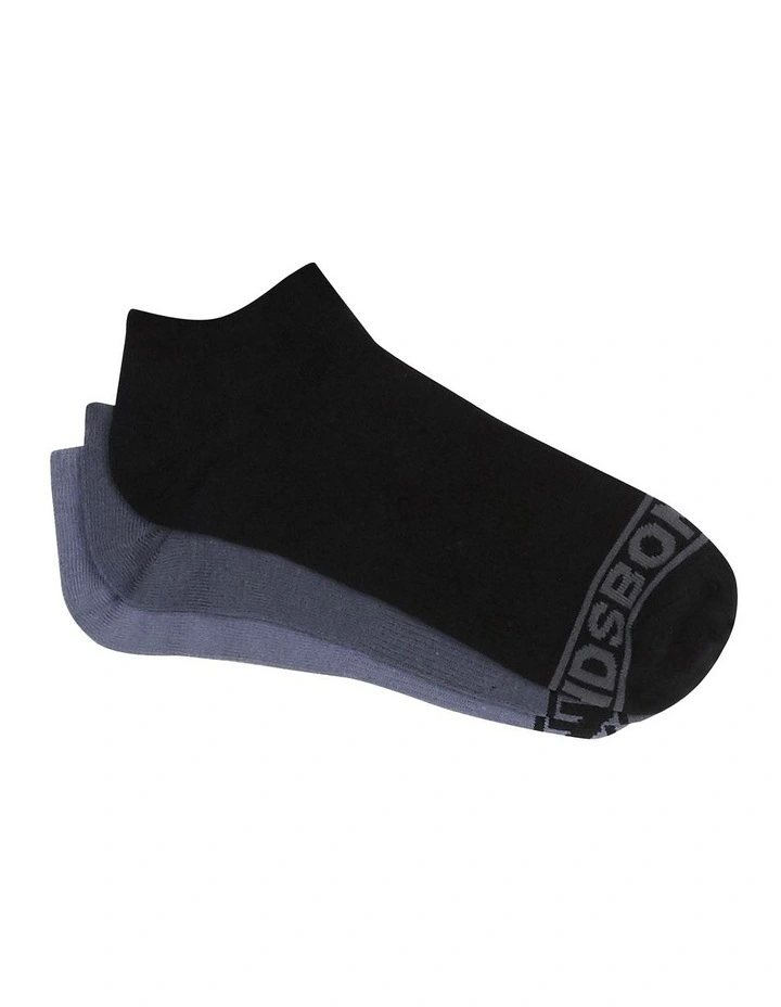 Mens 100 Trainer Socks 3 Pack in Assorted