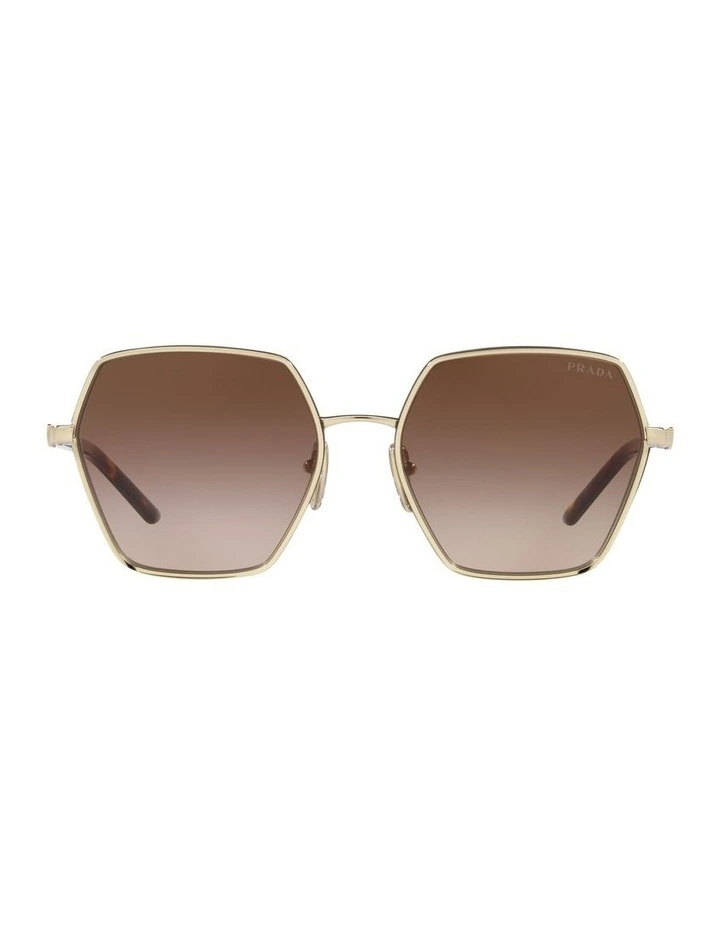 PR 56YS Gold Sunglasses