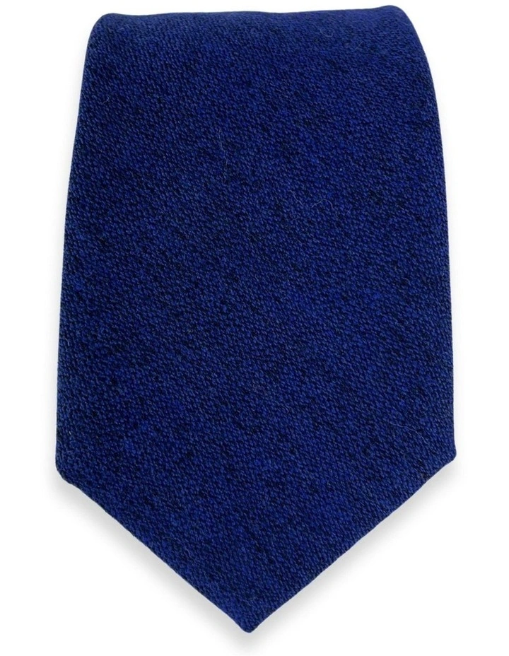 Crotone Plain Tie in Navy