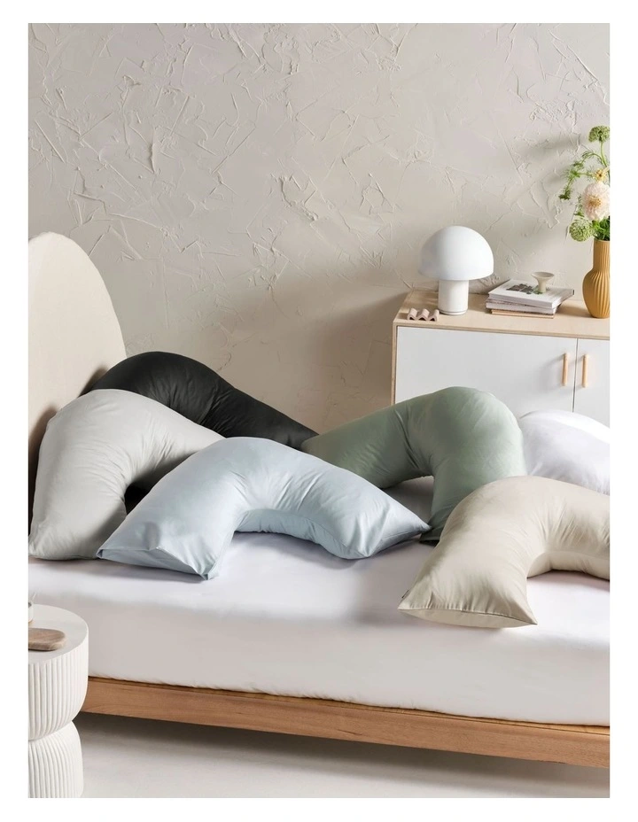 Augusta 500TC U Shaped Pillowcase In White