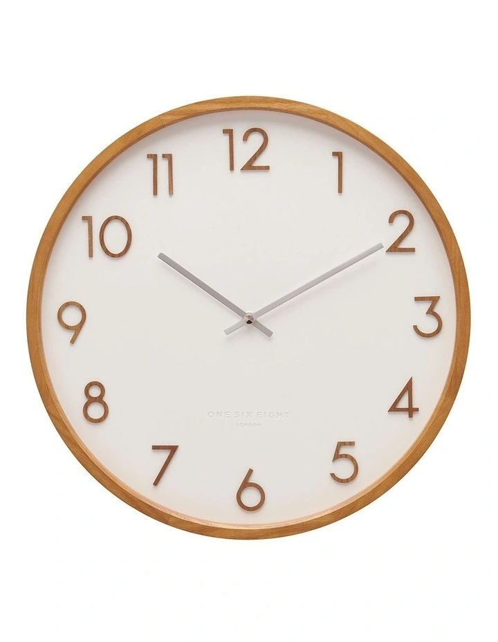 SCARLETT White 35cm Silent Wall Clock