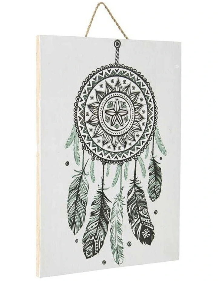 Handmade Monochrome Dream Catcher Wall Art in Multi