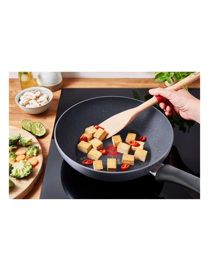 Healthy Chef Induction Non-stick Wok 28cm in Black