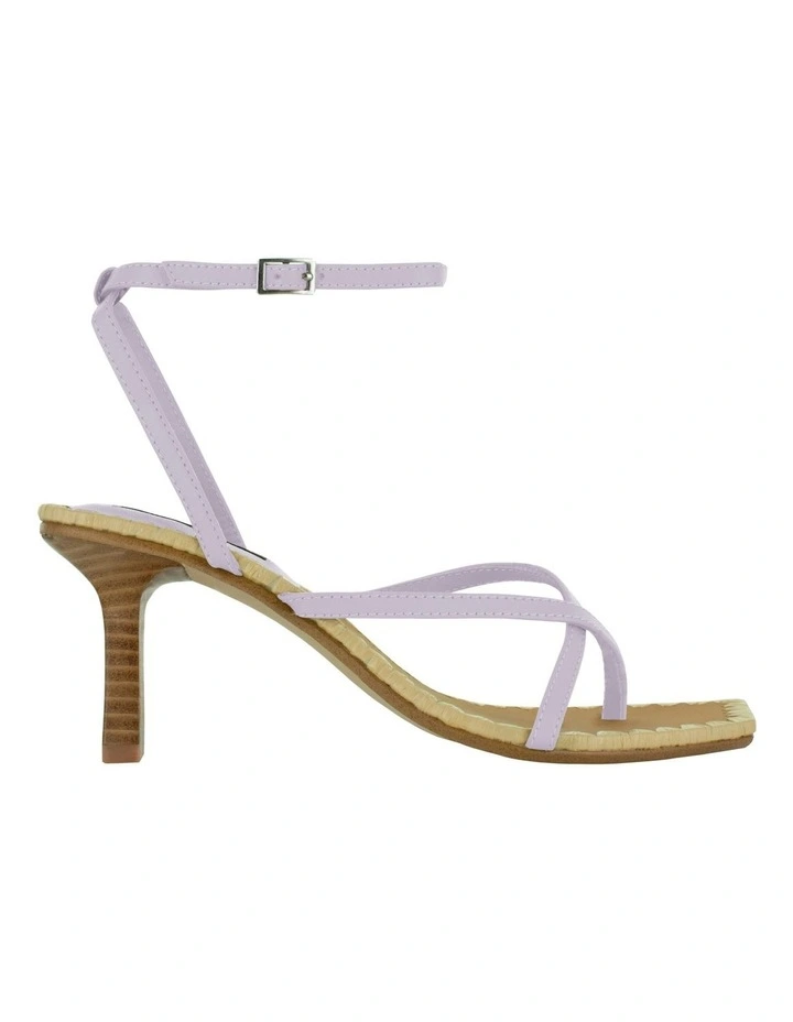 Monica Heeled Sandals in Purple
