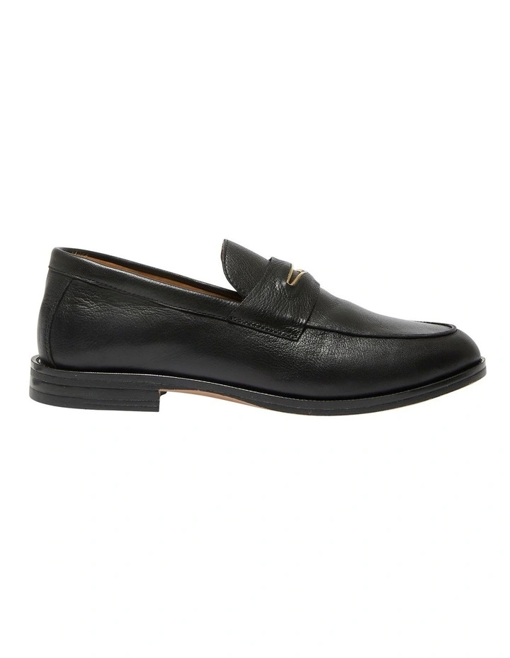 Lola Flat Loafers in Black