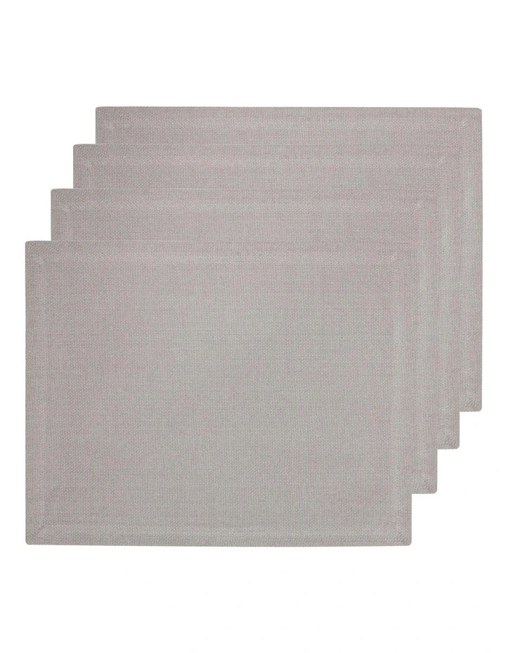 Lina Placemat 4 Pack in Flax