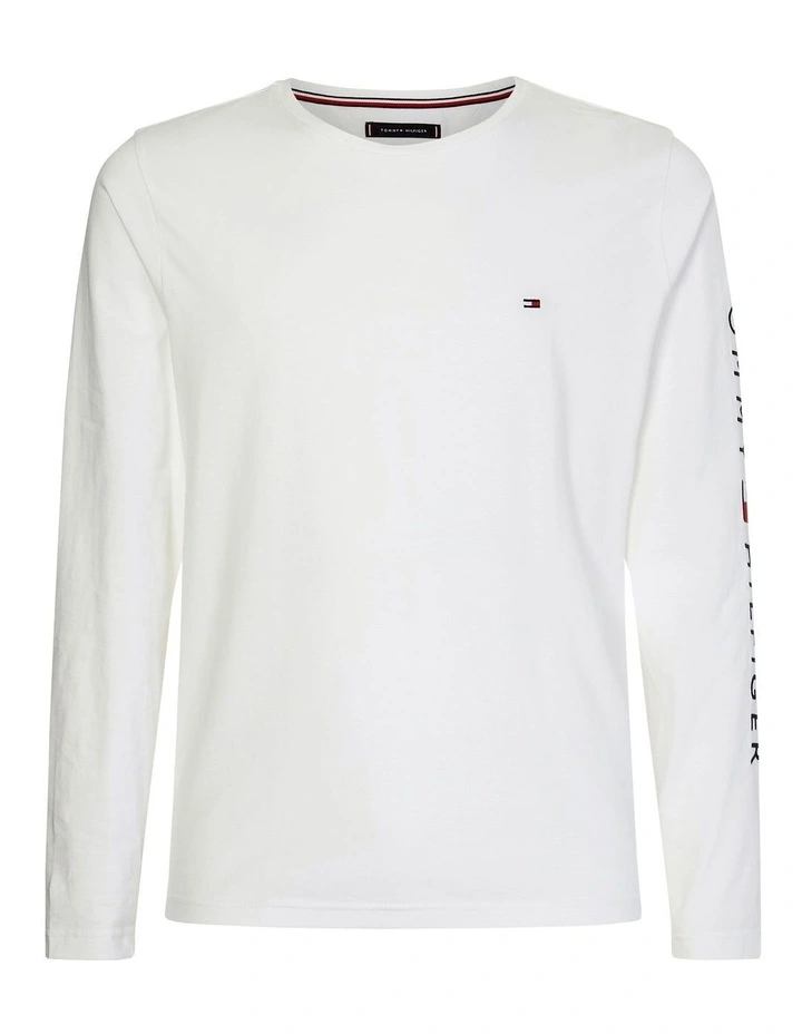 Logo Long Sleeve T-Shirt in White