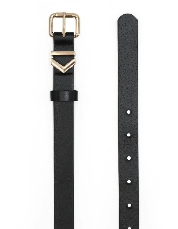 Fleur Belt in Black