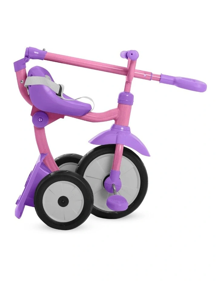 2 in 1 Folding Push Tricycle Ride On 15m in Pink
