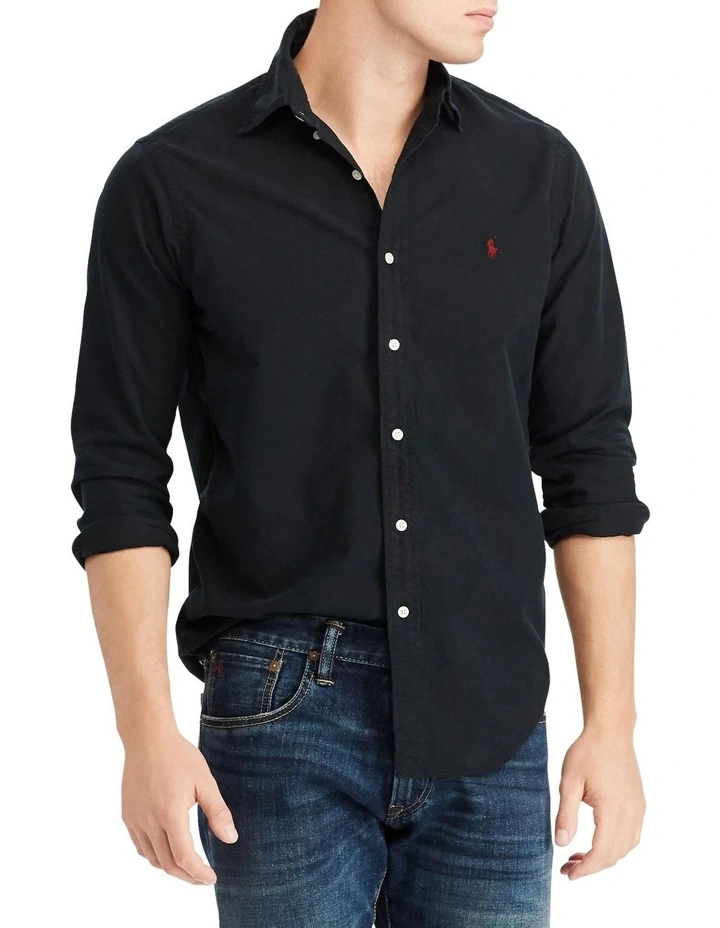 Classic Fit Garment-Dyed Oxford Shirt