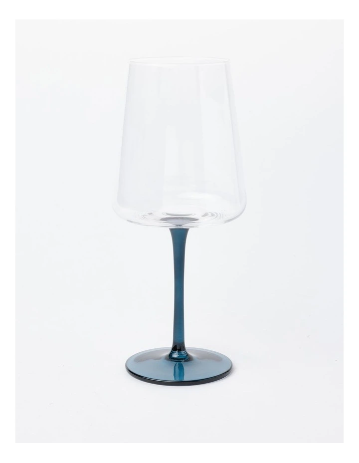 Jordan Red Wine Glass Set of 4 in Ink Blue