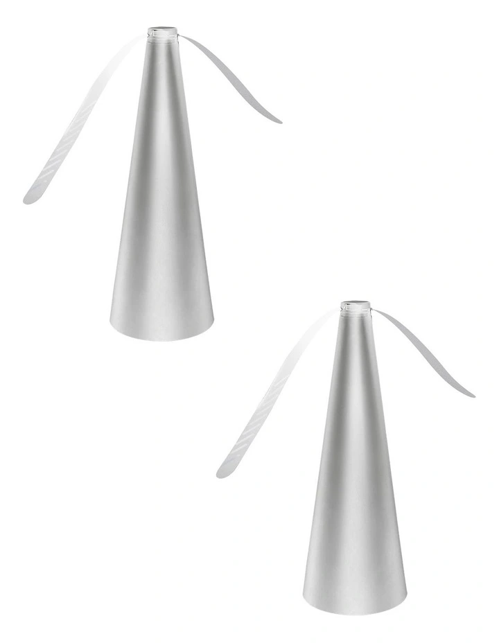 Havana Outdoors Portable Fly And Mosquito Tower Fan 2 Pack in Silver