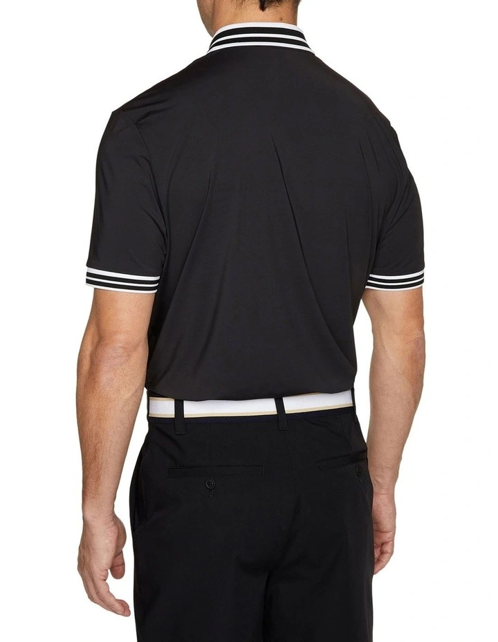 Crest Polo in Black