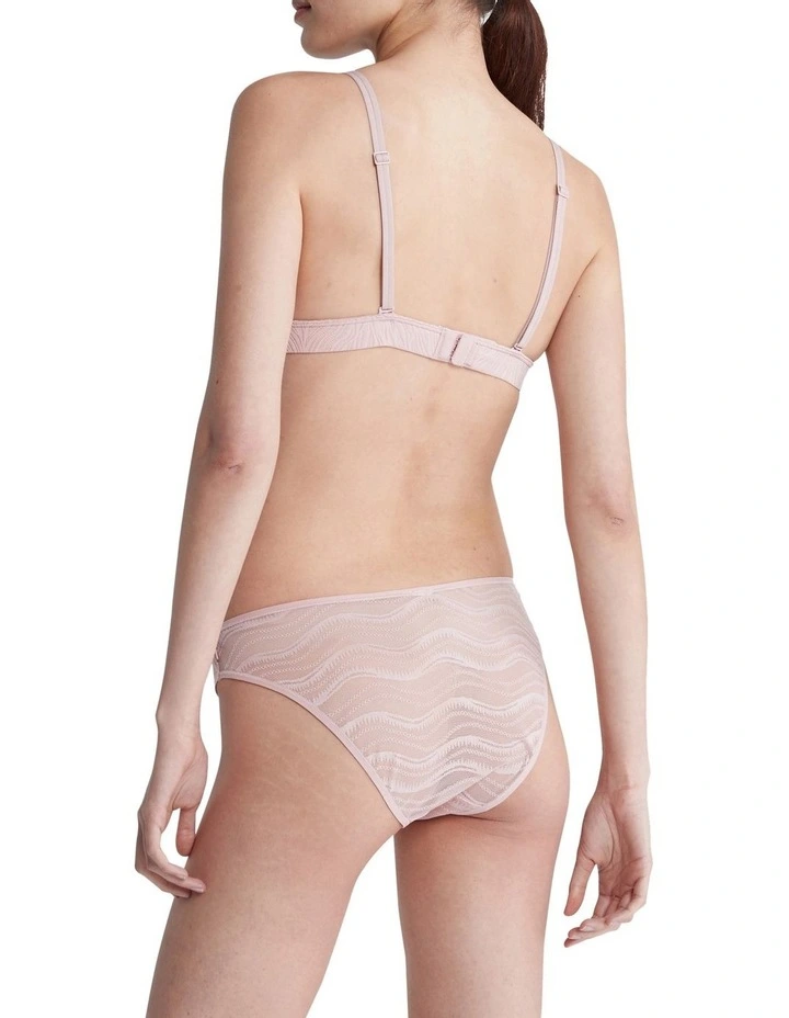 Allover Lace Bikini Brief in Subdued
