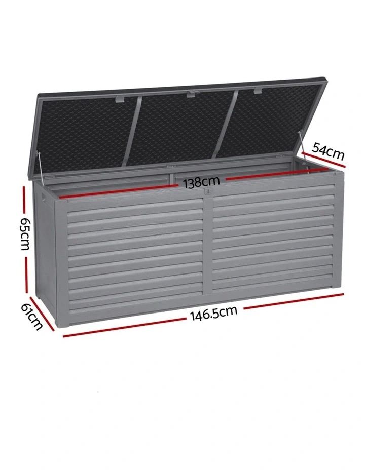 Outdoor Storage Box 490L Grey