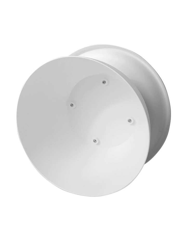Round Plastic Coffee Table 71cm in White