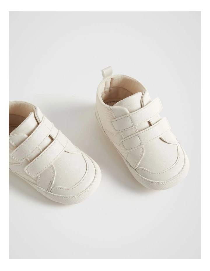 Mini Cord Hightop Shoes in Creme