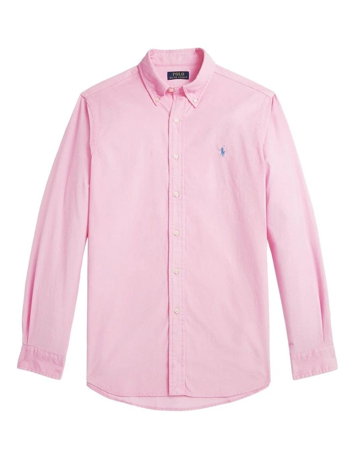 Classic Fit Corduroy Shirt in Pink