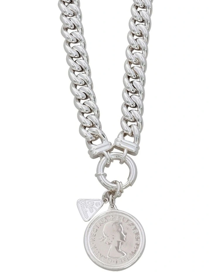 Small Mama Necklace with Florin in Silver