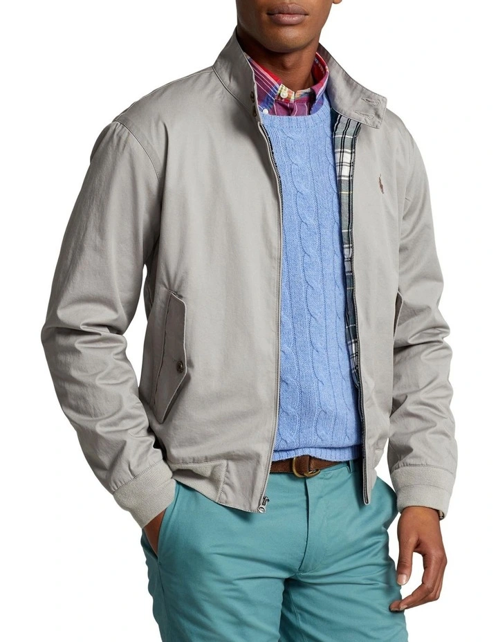 Cotton Twill Jacket in Grey