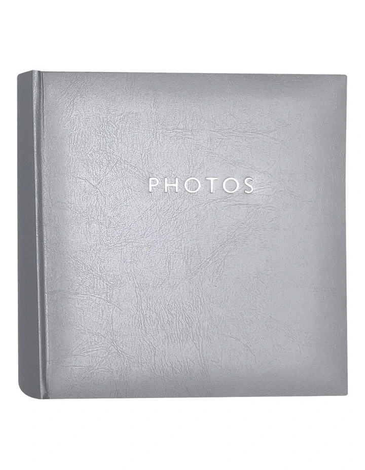Glamour 200 Album Photos 4x6 in Silver