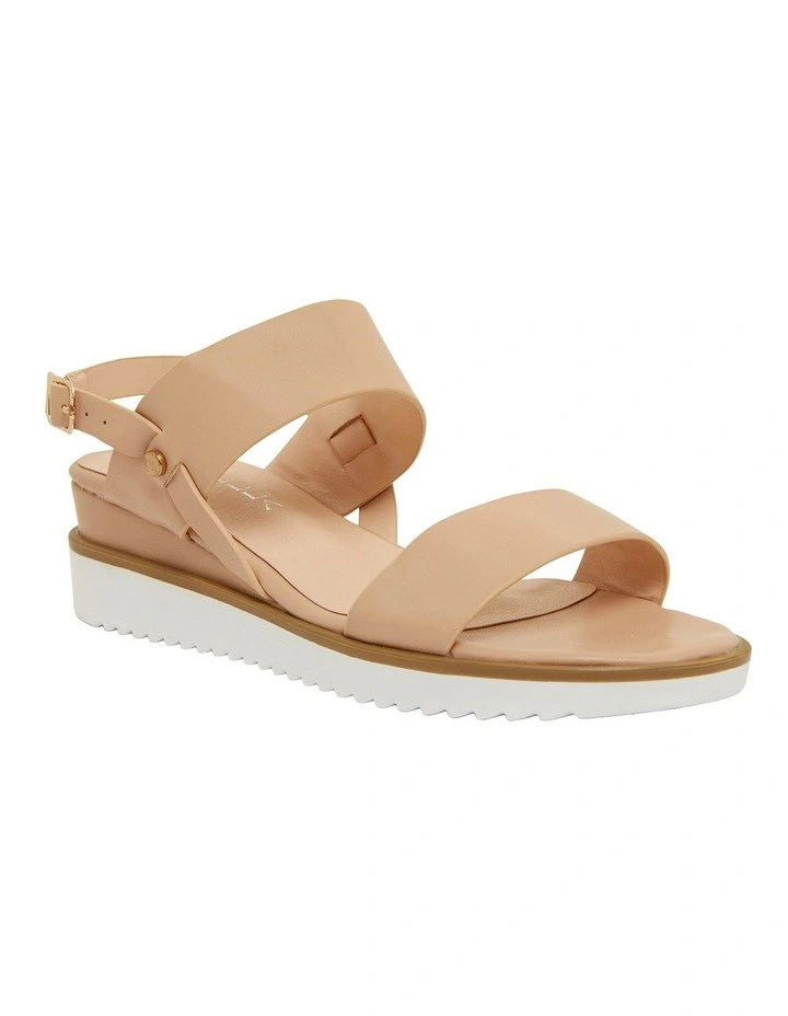 Dayton Nude Smooth Sandals