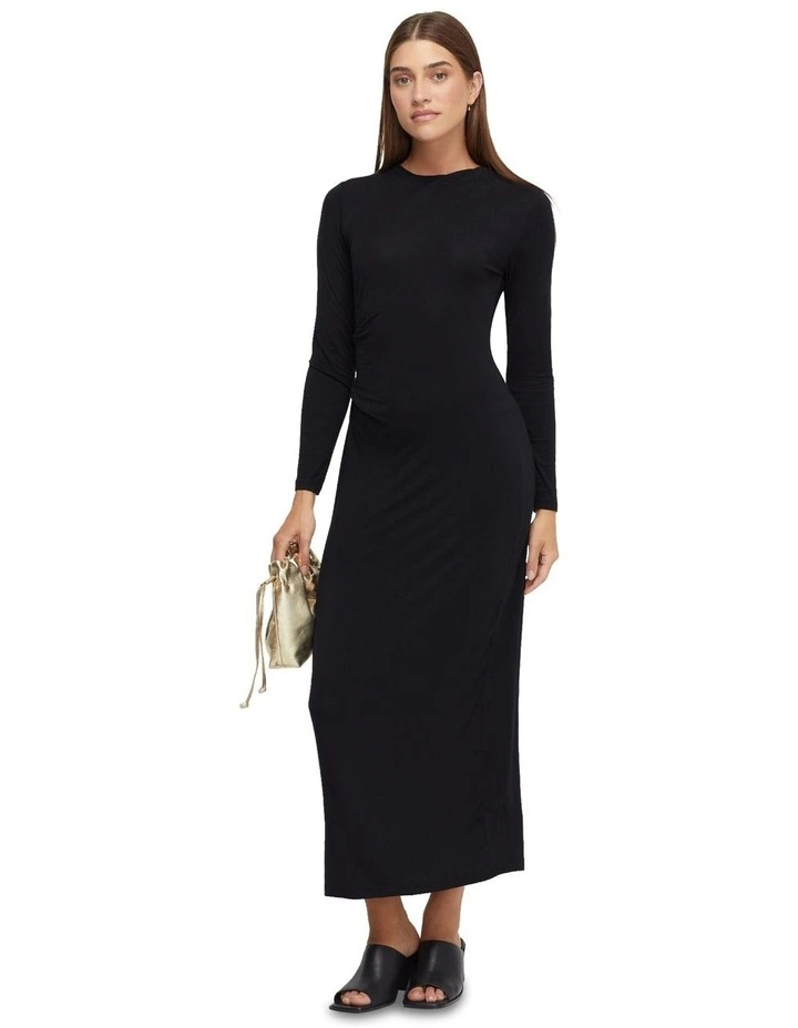 Hartley Jersey Dress in Black