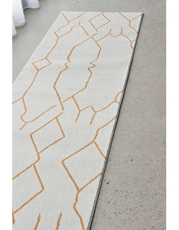 Paradise Ivy Gold Runner Rug