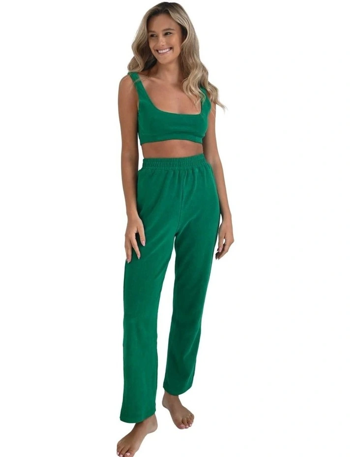 Organic Cotton Pants in Green