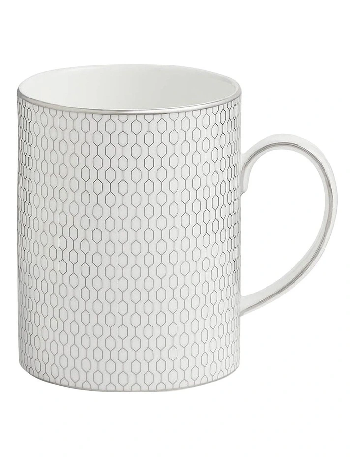 Gio Platinum Mug in White