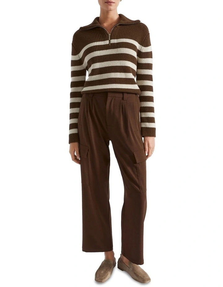 Casual Cargo Pant in Hot Chocolate