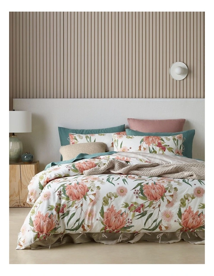 Warburton Printed Cotton Quilt Cover Set in Multi
