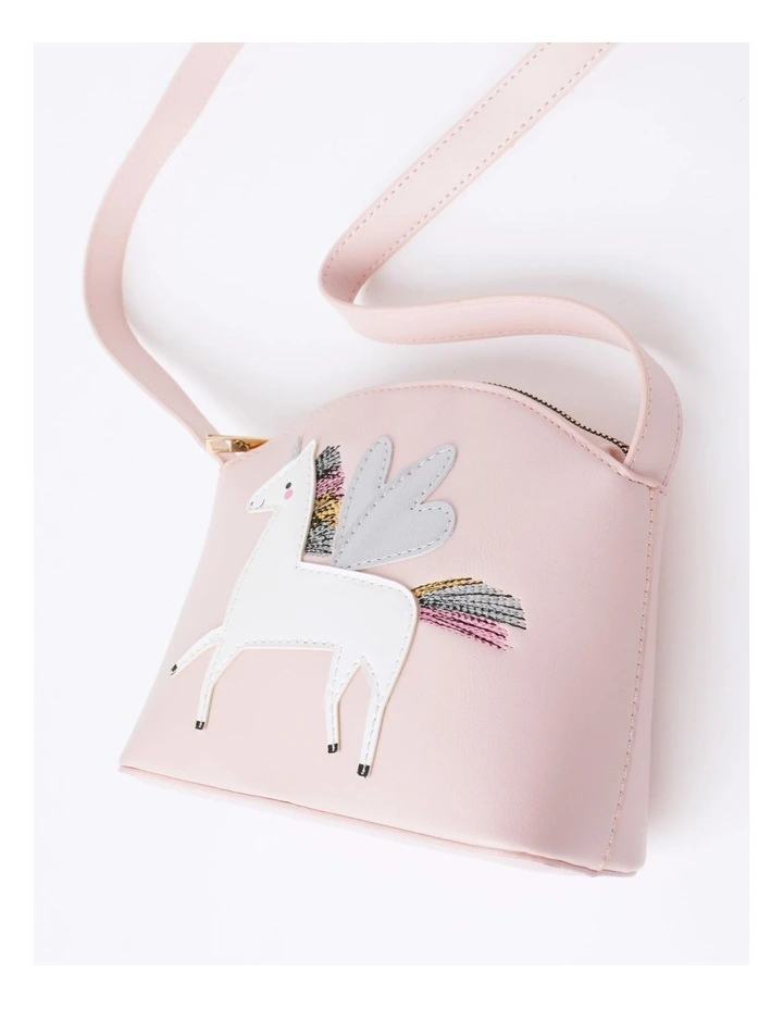 Unicorn PU Crossbody In Pink
