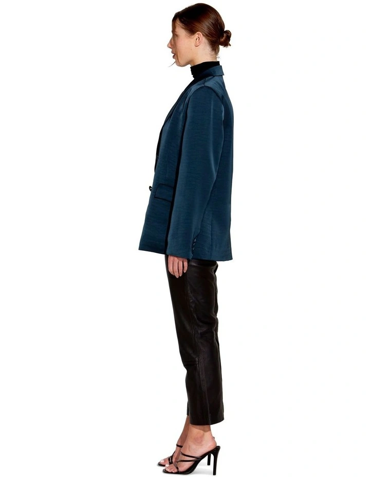 Starstruck Blazer in Teal
